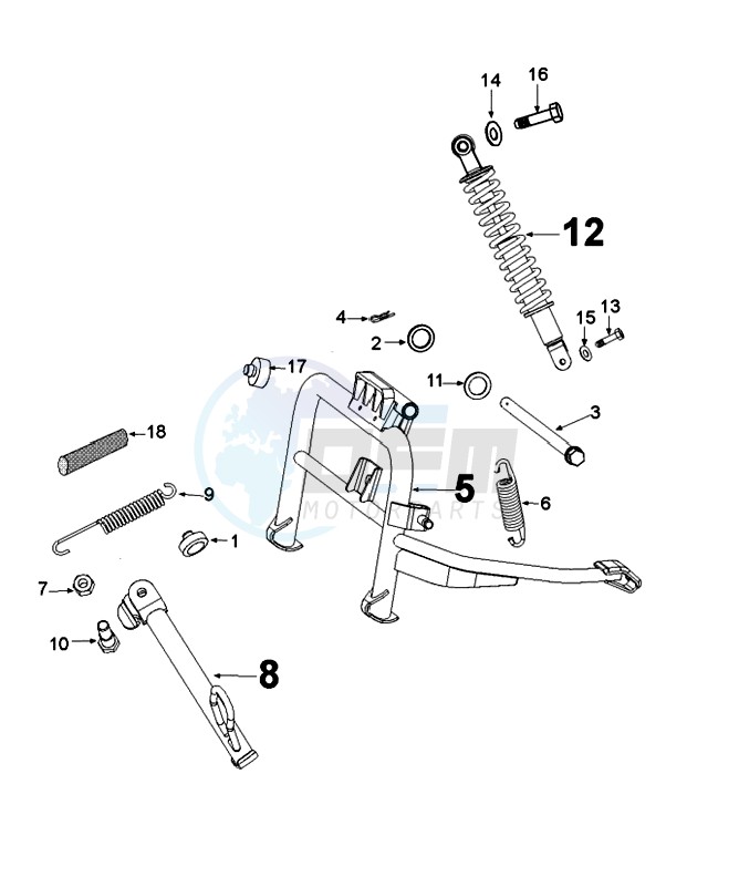 SUSPENSION AND STAND blueprint