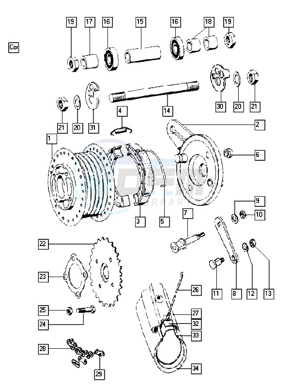 Rear wheel II blueprint