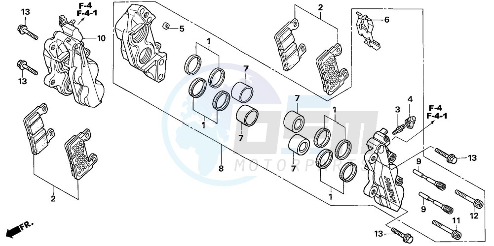 FRONT BRAKE CALIPER image