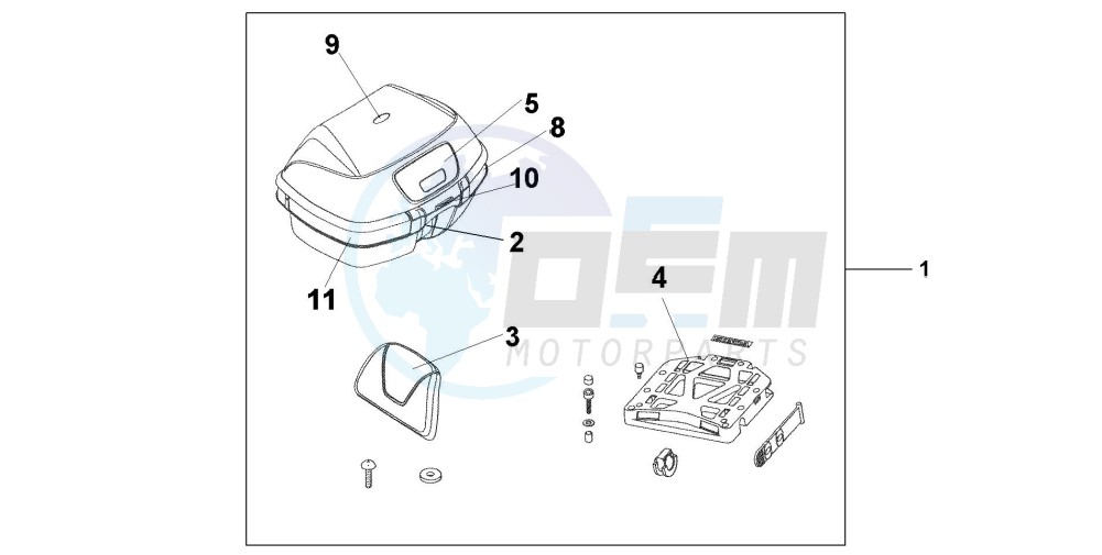 TOP BOX 45L image