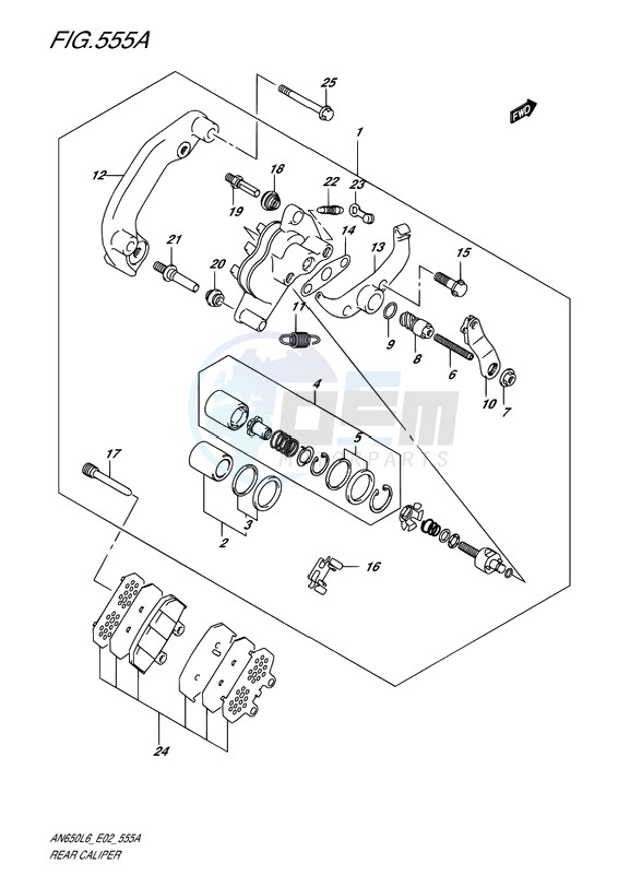 REAR CALIPER image