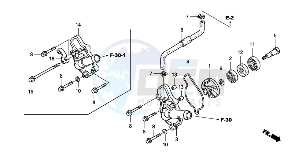 WATER PUMP blueprint