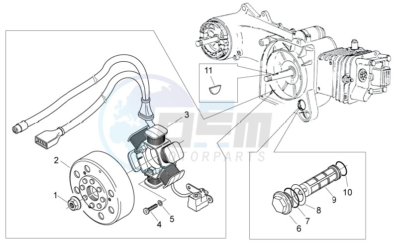 Cdi magneto assy image