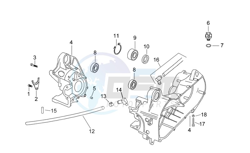 Central crank - Case set image