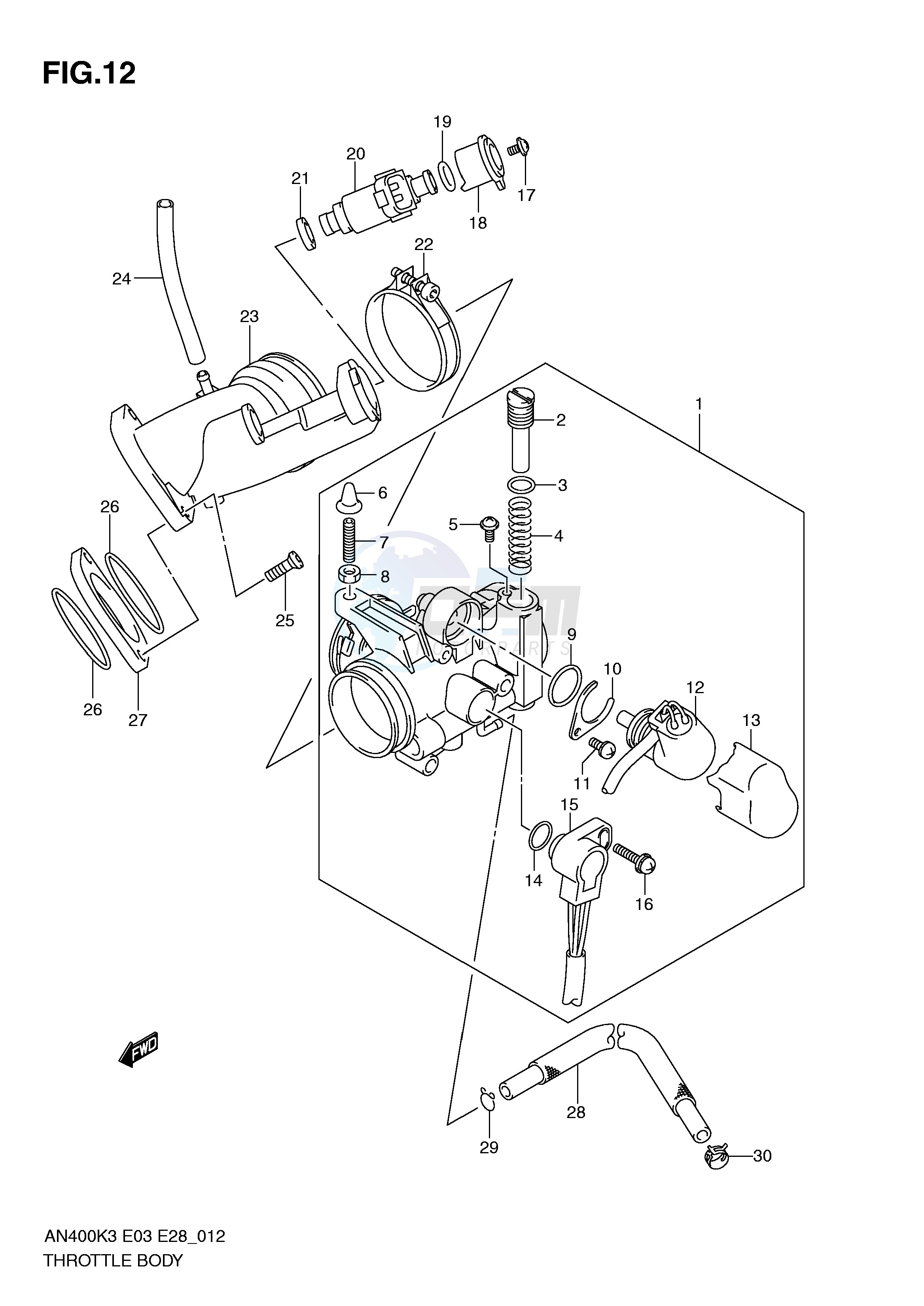 THROTTLE BODY image