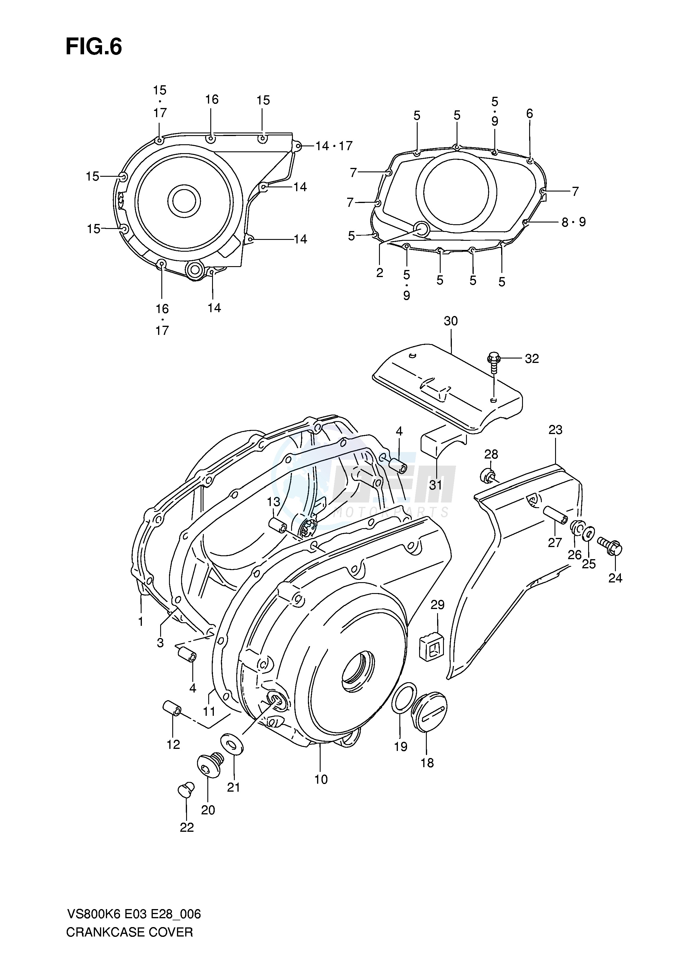 CRANKCASE COVER image