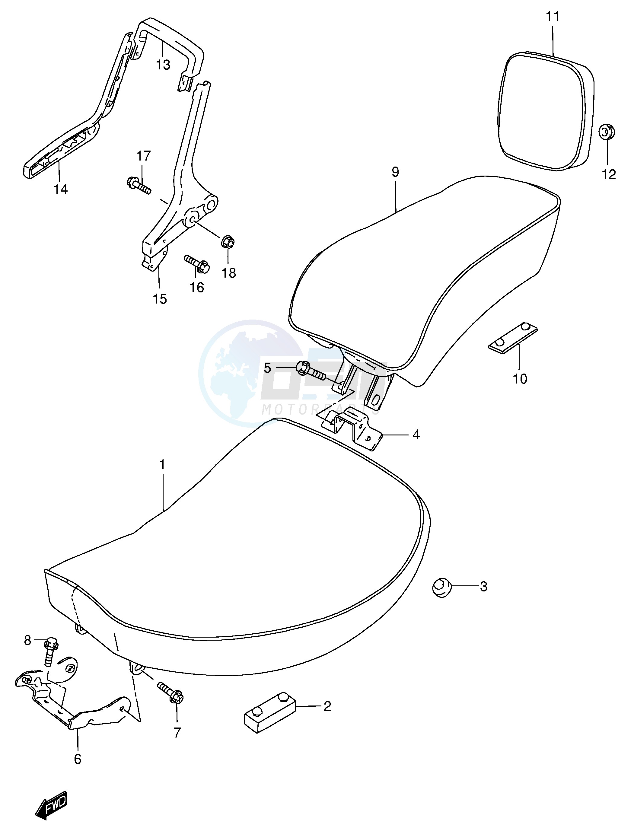 SEAT (MODEL K1 K2 K3 K4) blueprint
