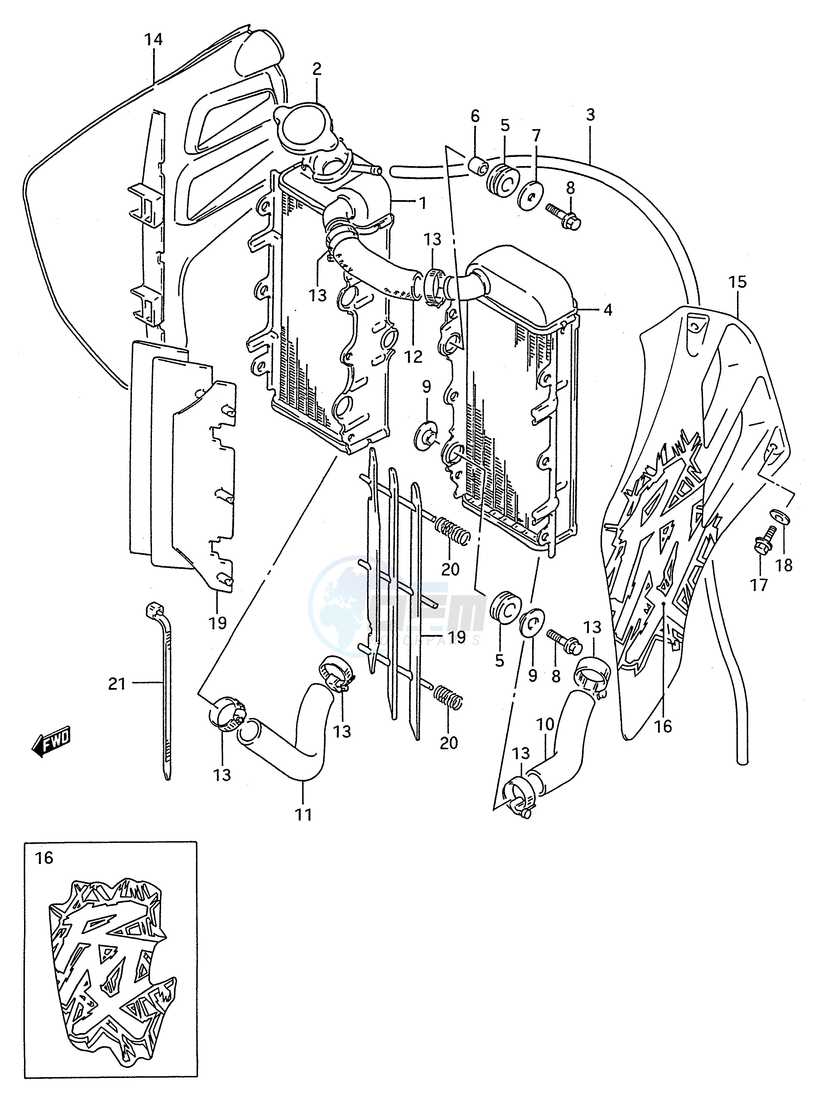RADIATOR (MODEL R) blueprint