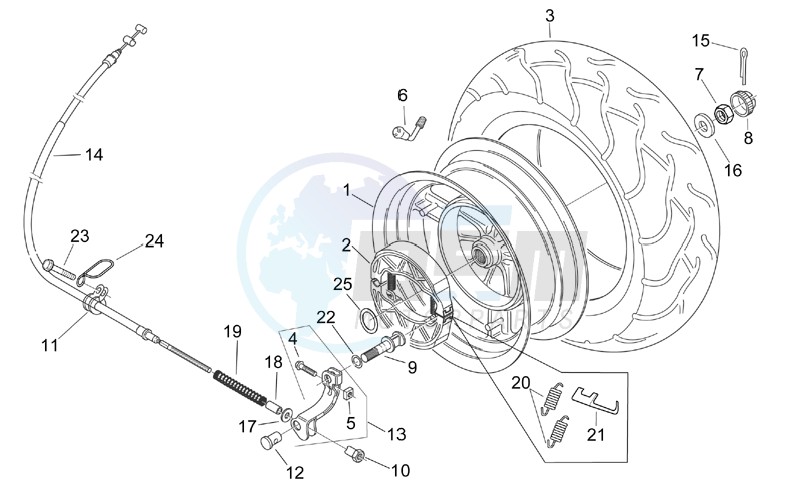 Rear Wheel blueprint