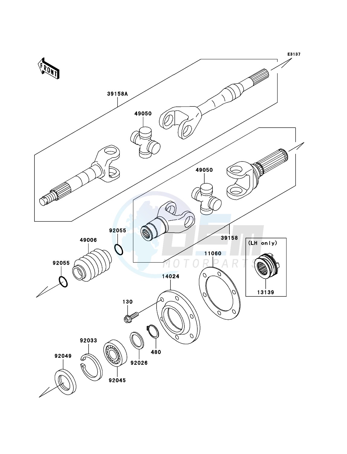 Drive Shaft-Rear image