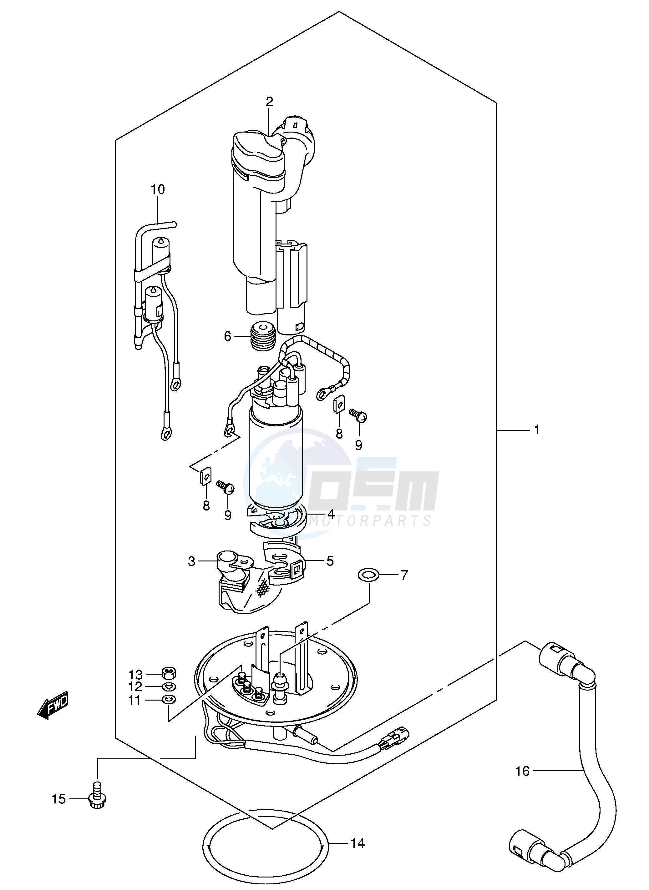 FUEL PUMP (MODEL K5 K6 K7) image