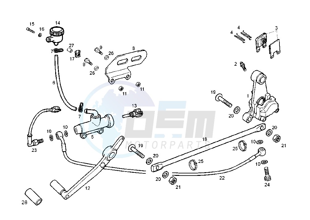 REAR BRAKE SYSTEM image