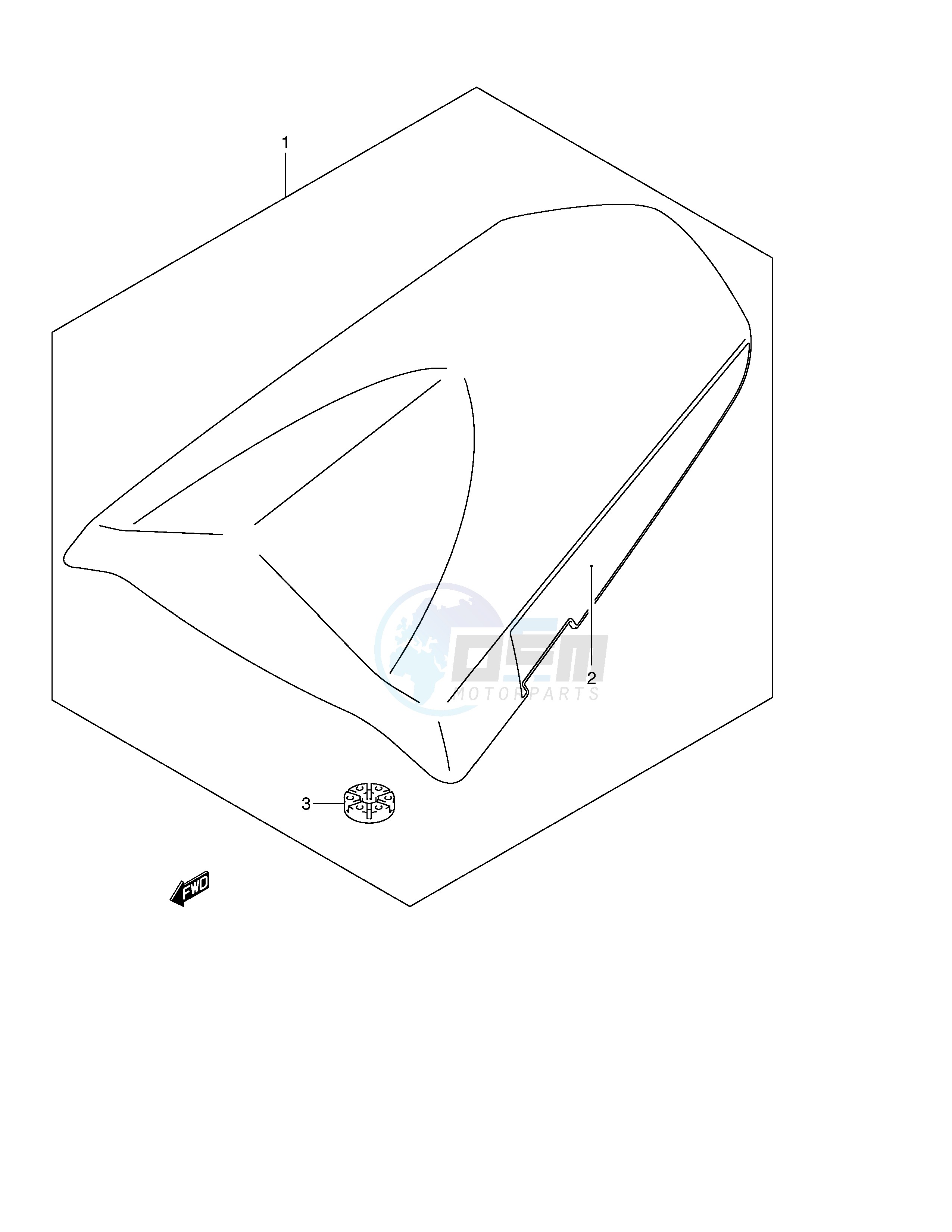 SEAT TAIL BOX (MODEL K3) image