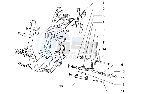 Chassis - Swinging arm - Aide stand image