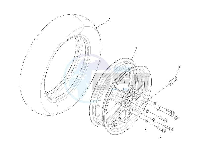 Front wheel image