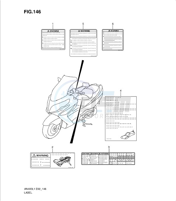 LABEL (AN400ZAL1 E19) blueprint