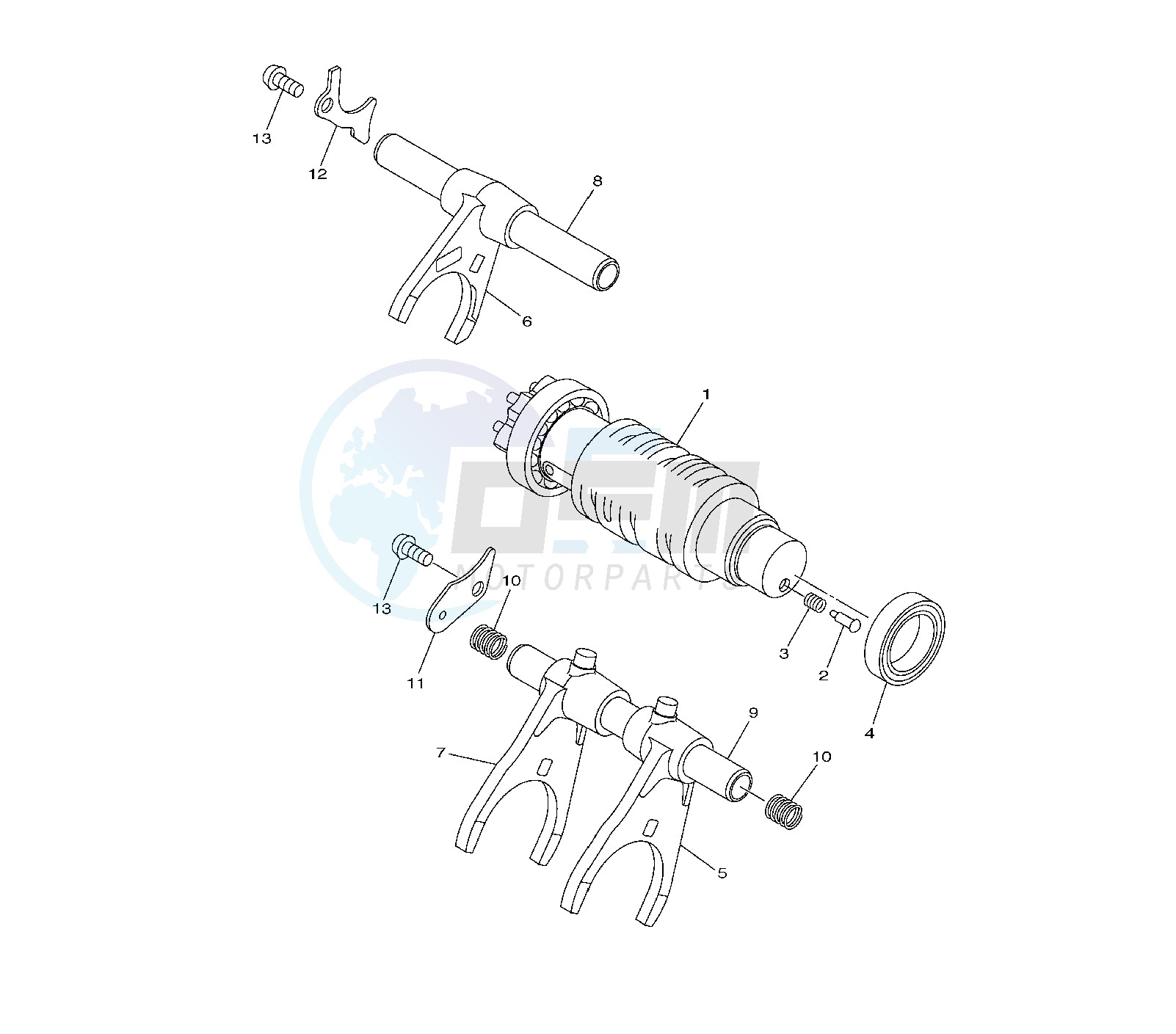 SHIFT CAM AND FORK image