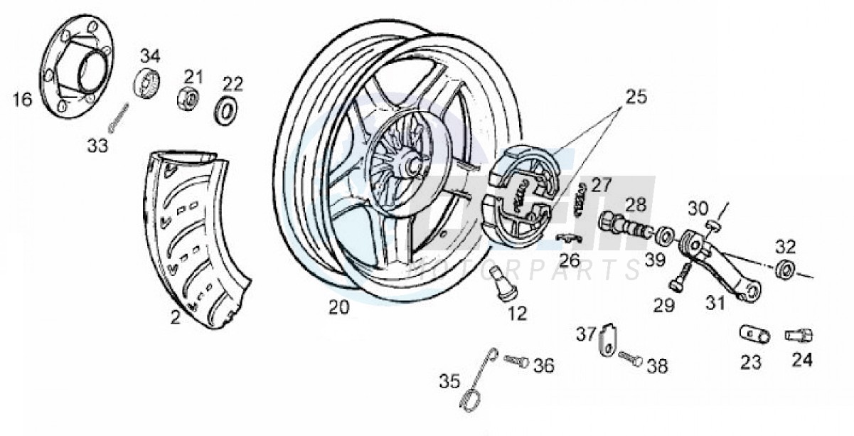 Rear wheel (Positions) image