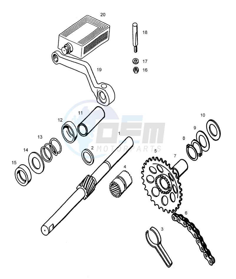 Start mechanism-pedal image
