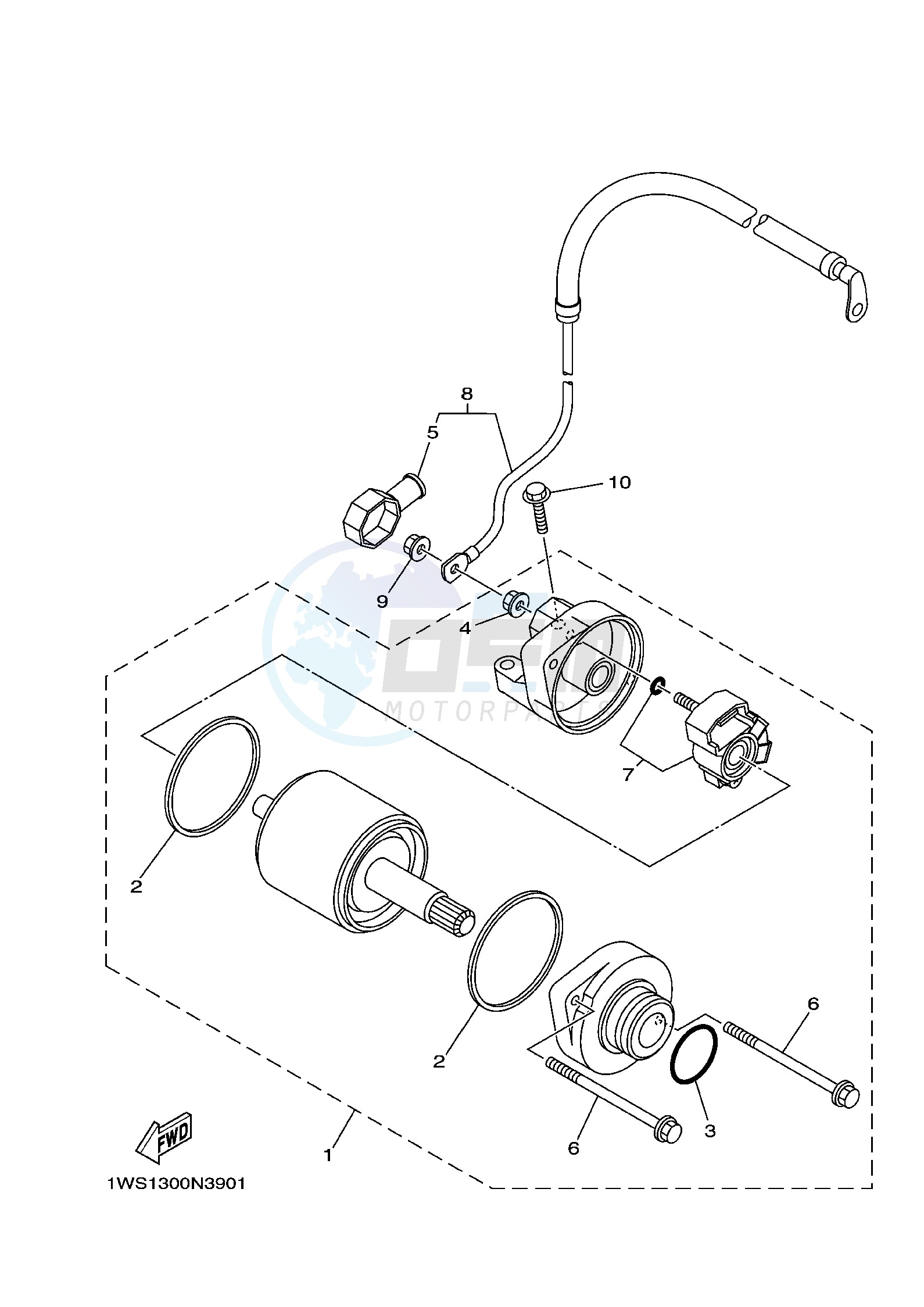 STARTING MOTOR blueprint