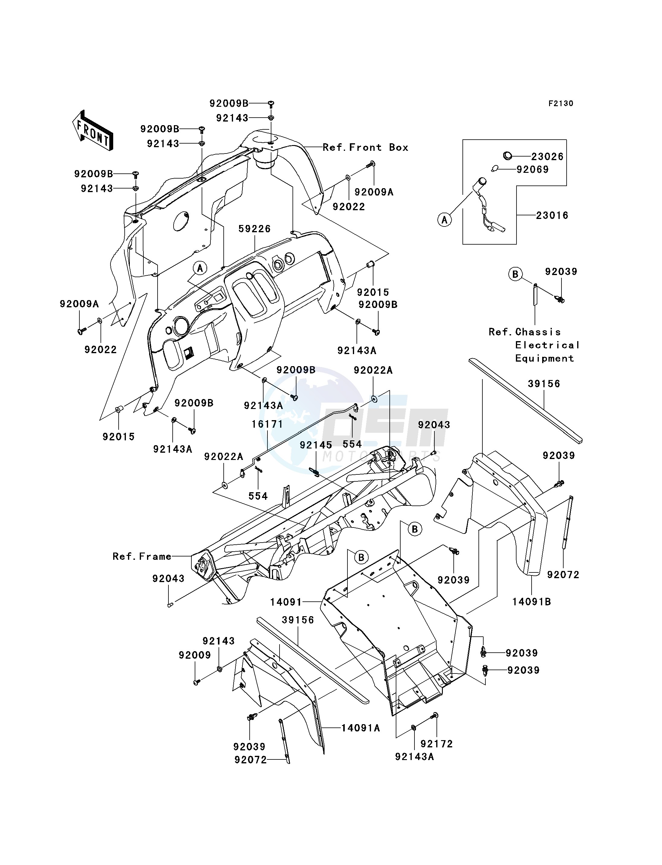 FRAME FITTINGS-- FRONT- - image