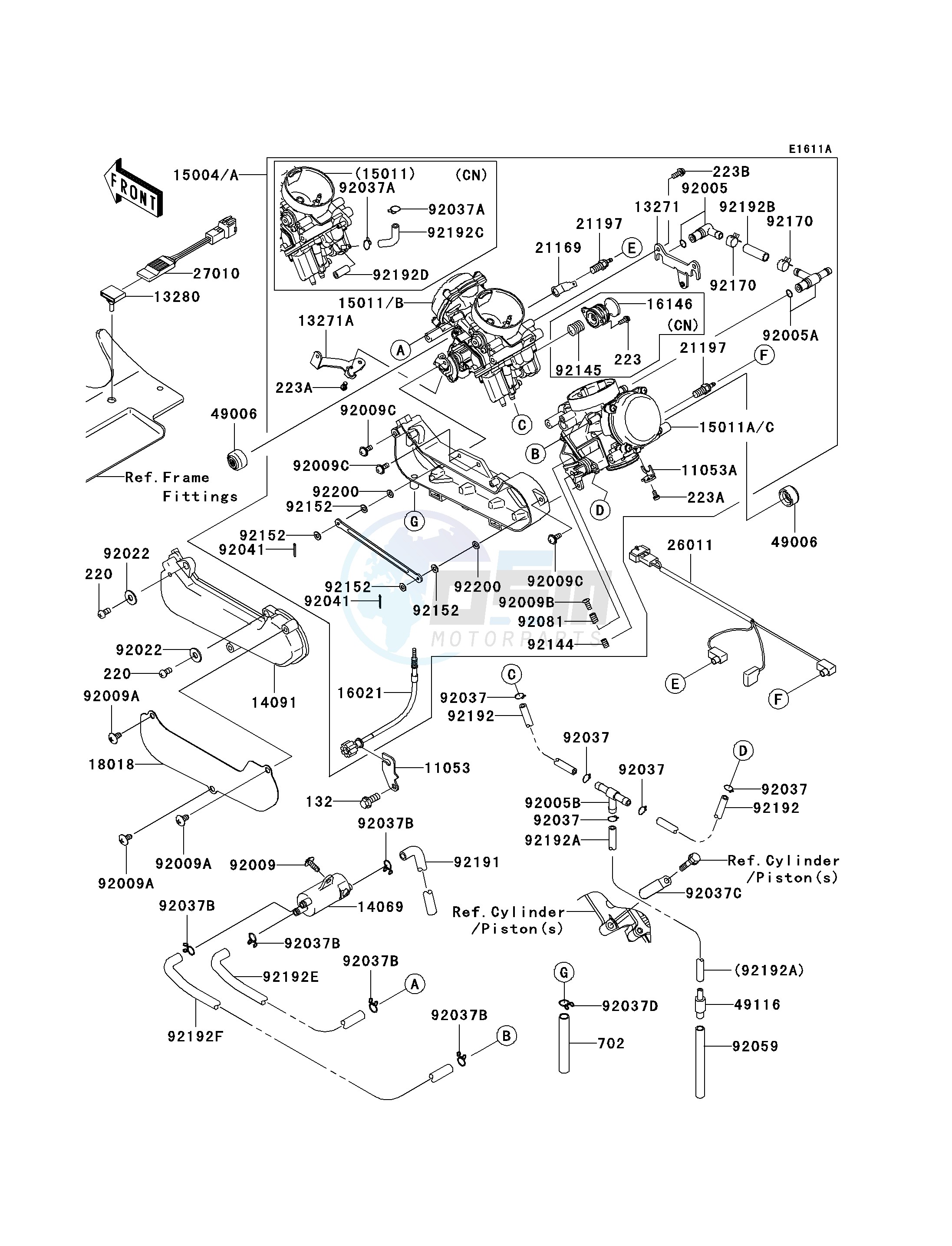 CARBURETOR -- A7F- - image