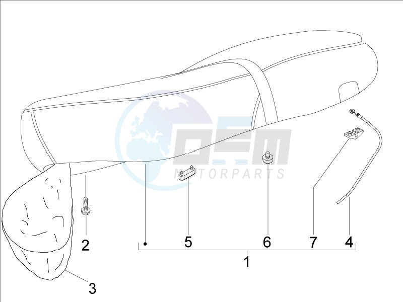 Saddle - Tool roll blueprint