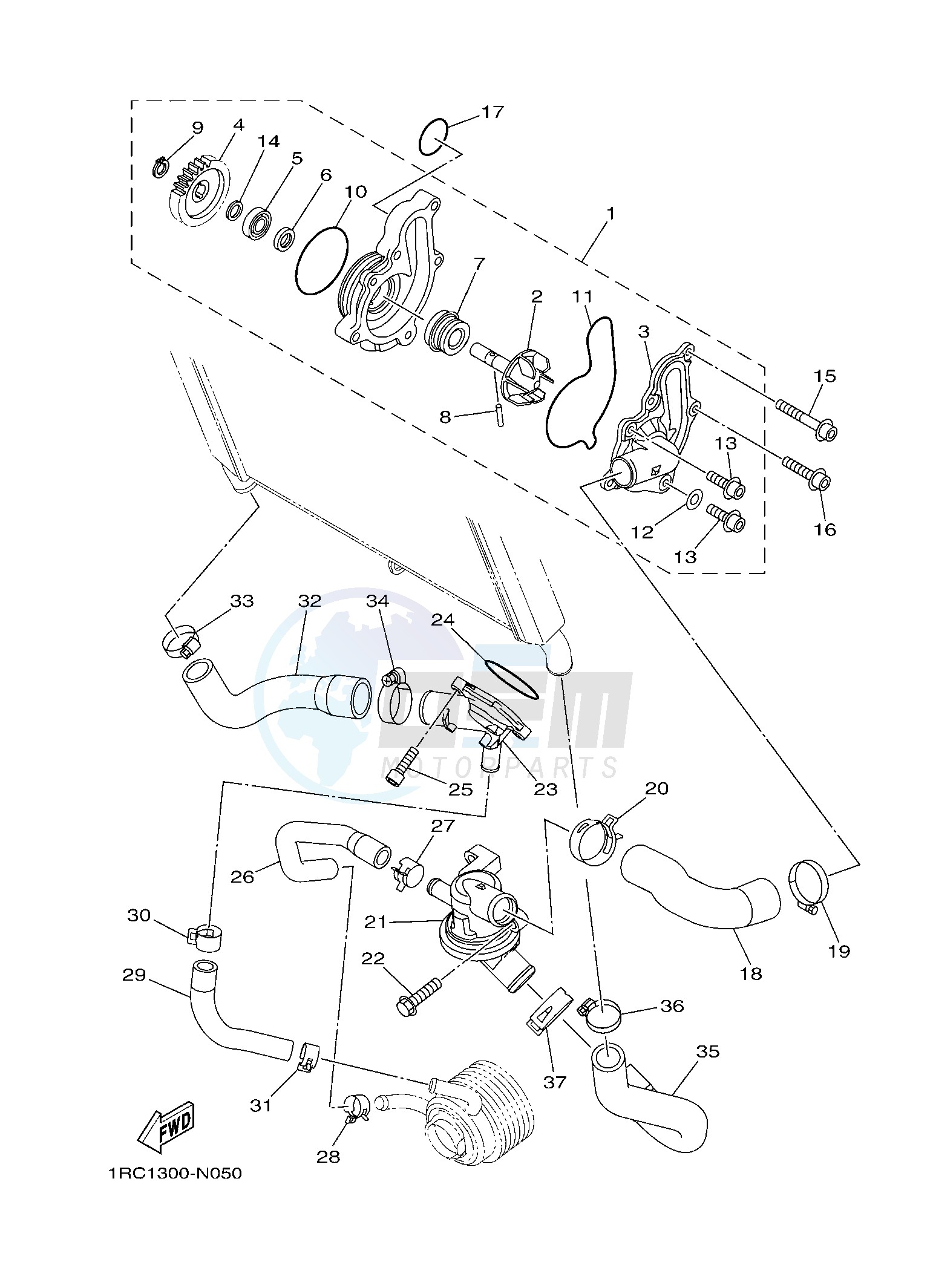 WATER PUMP image