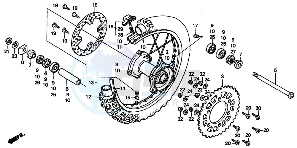 REAR WHEEL image