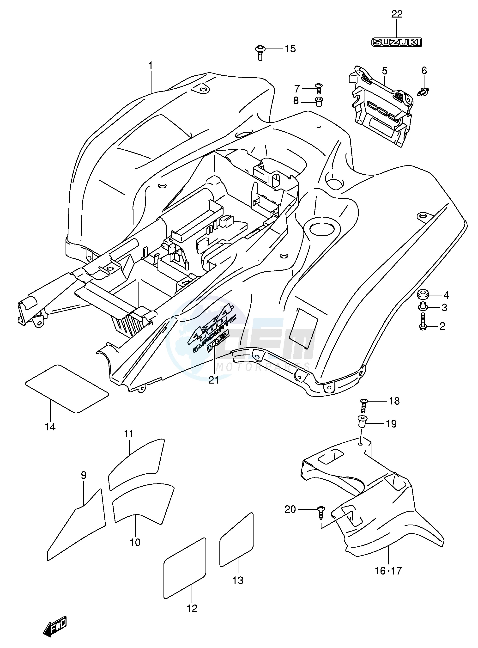 REAR FENDER image