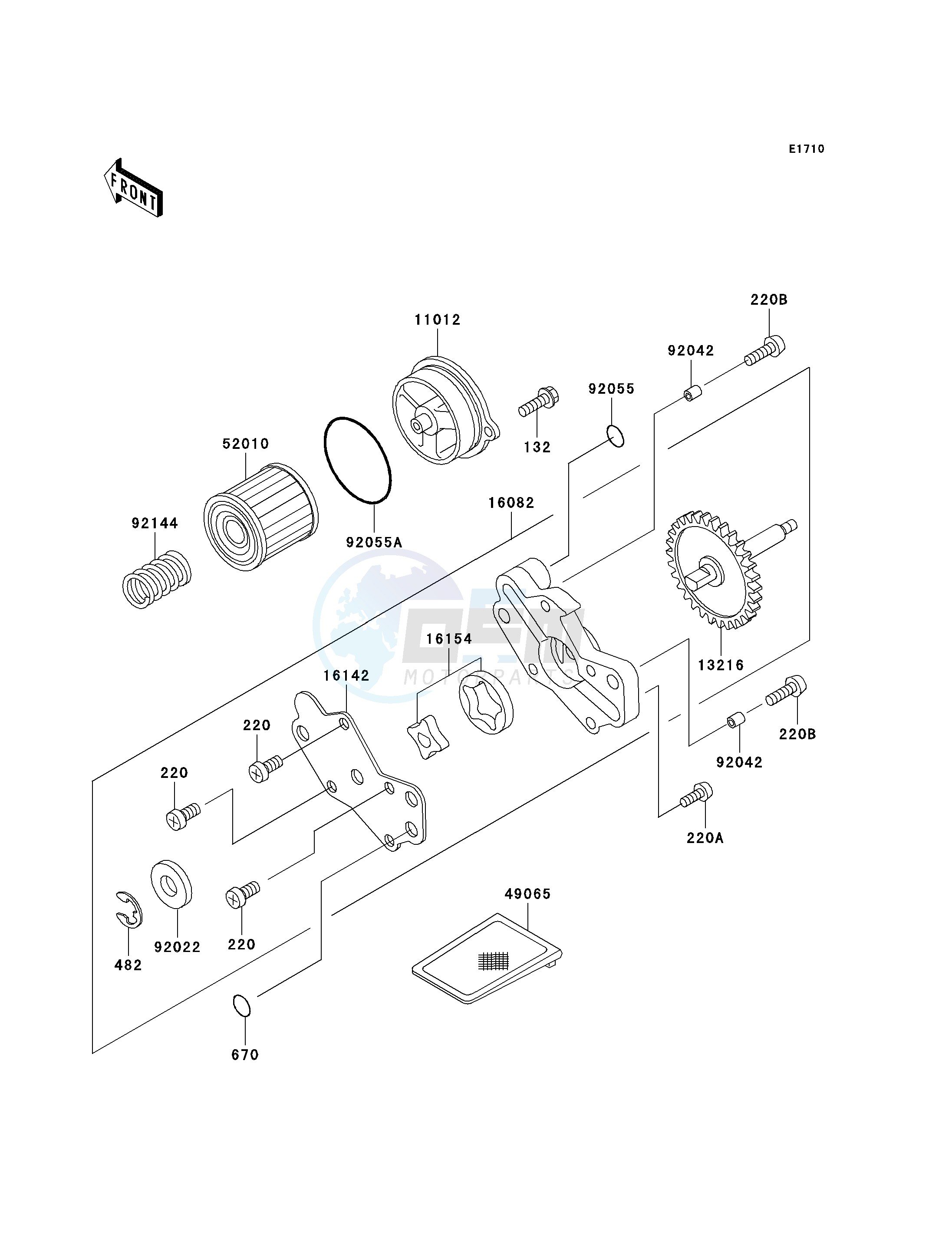 OIL PUMP blueprint