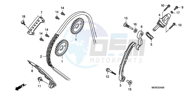 CAM CHAIN/TENSIONER image