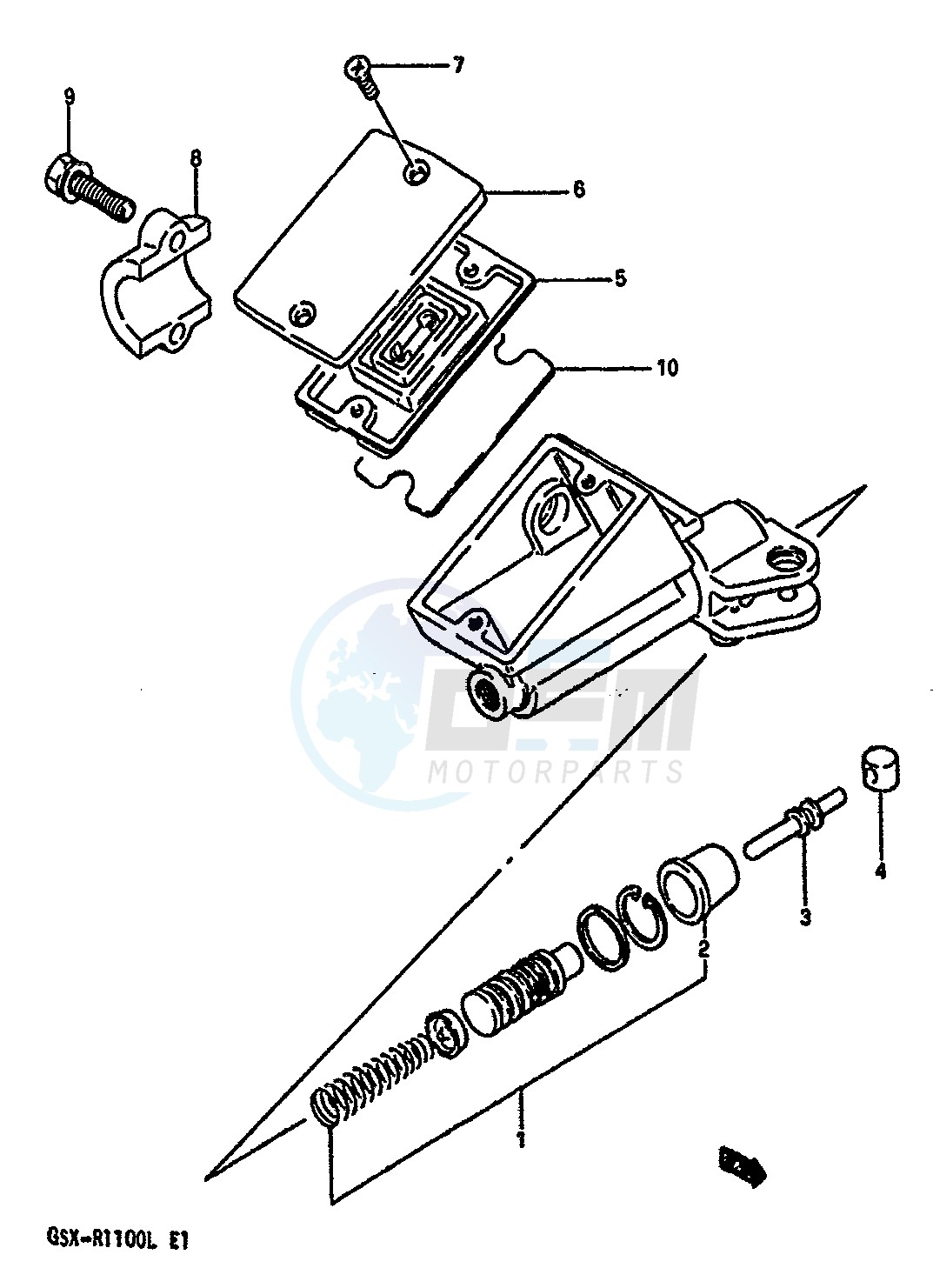 CLUTCH MASTER CYLINDER image