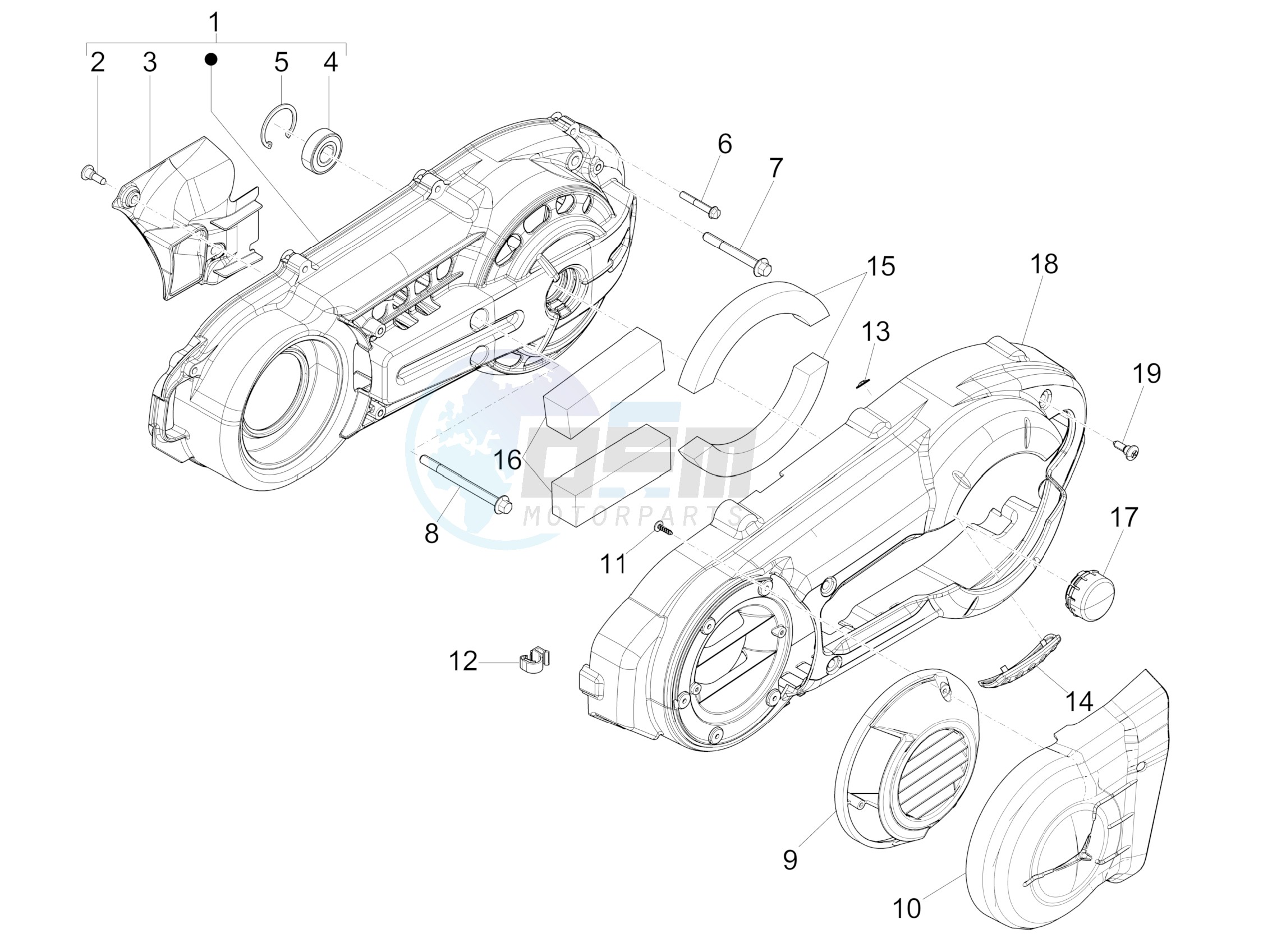 Crankcase cover - Crankcase cooling image