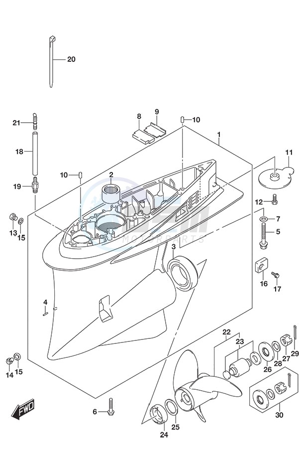 Gear Case SS Model blueprint