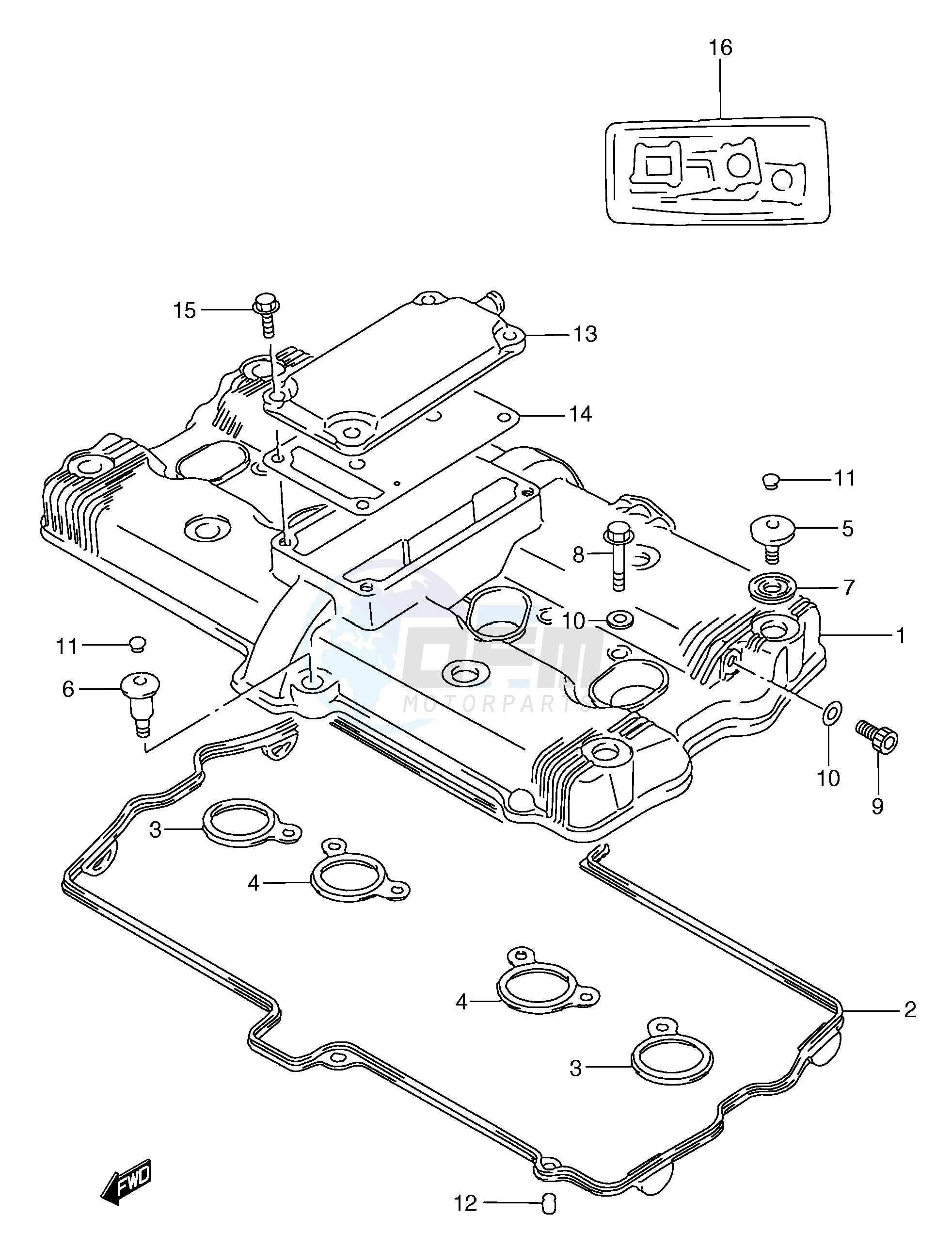 CYLINDER HEAD COVER image