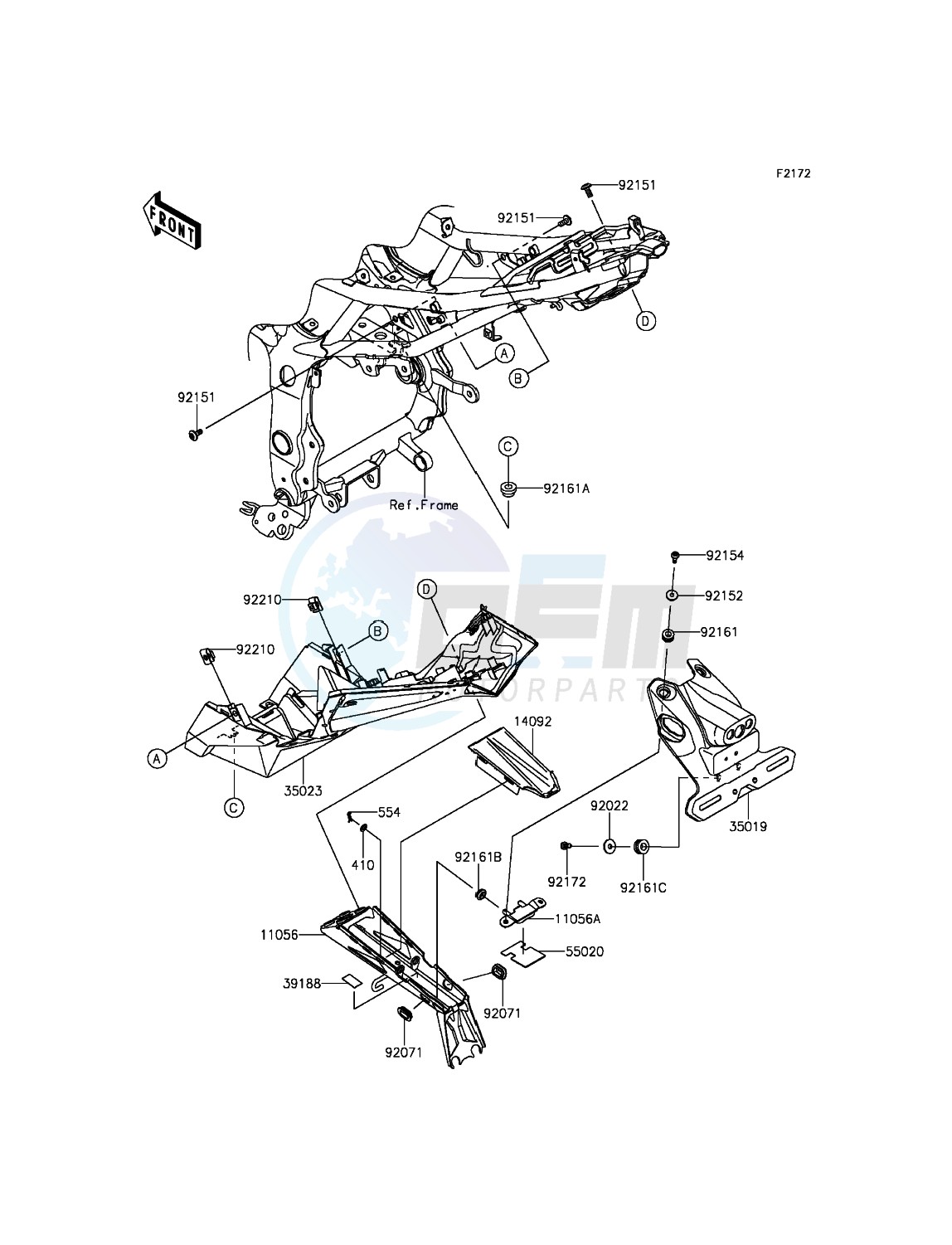 Rear Fender(s) blueprint