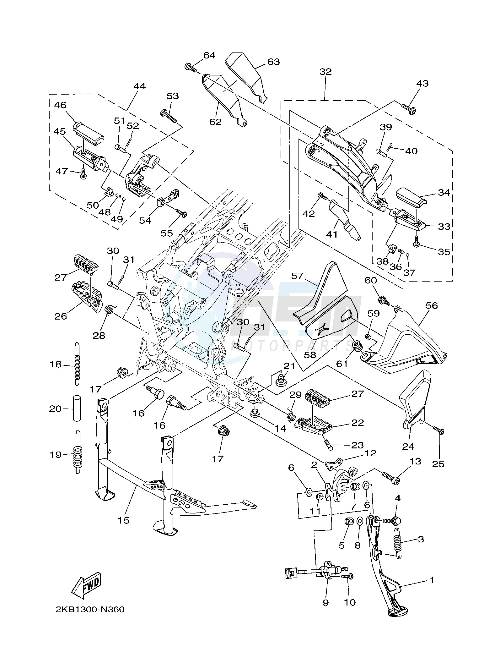 STAND & FOOTREST image