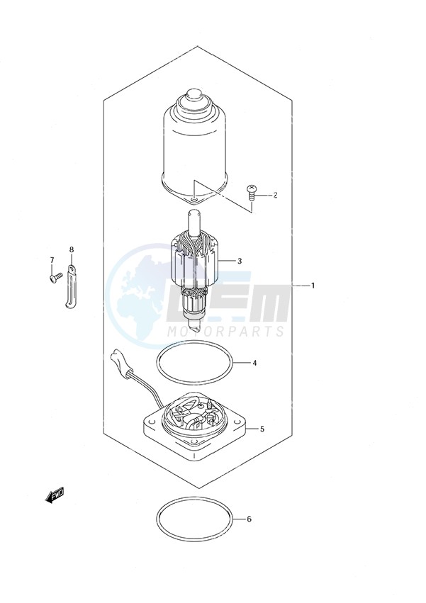 PTT Motor Remote Control w/Power Tilt image