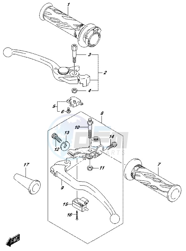 HANDLE LEVER (DL650XAL7 E21) image