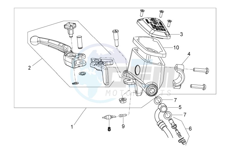 Front master cilinder image