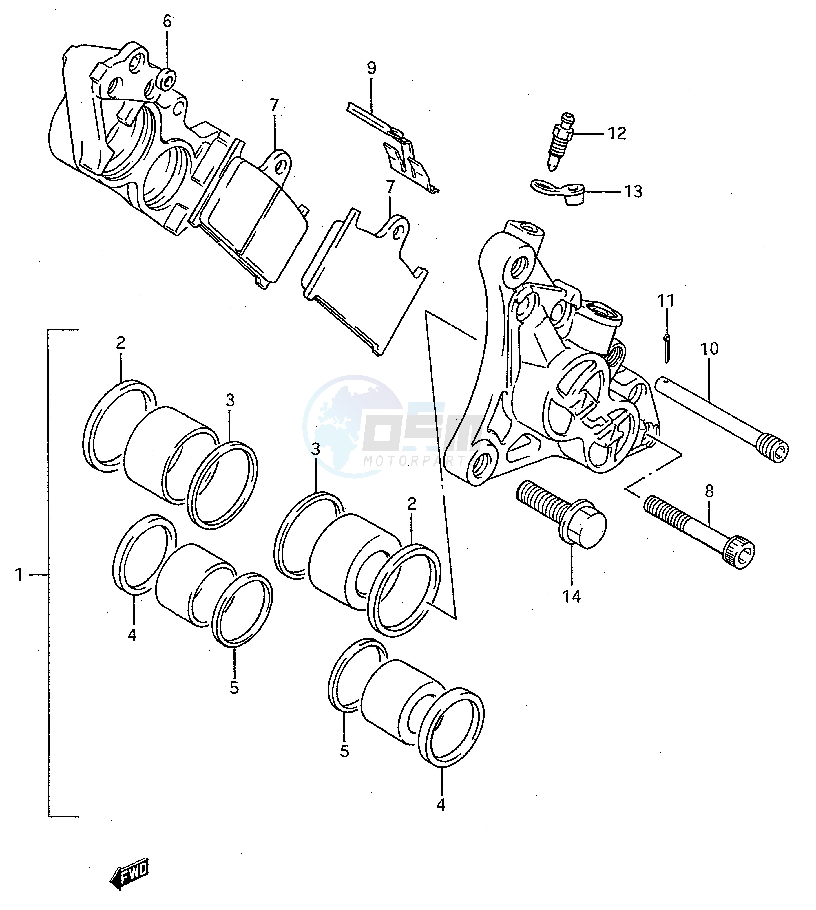 FRONT CALIPERS (MODEL N P) image