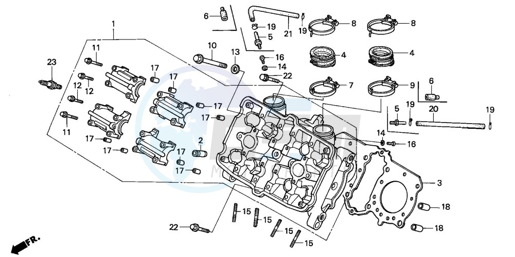 CYLINDER HEAD (FRONT) image