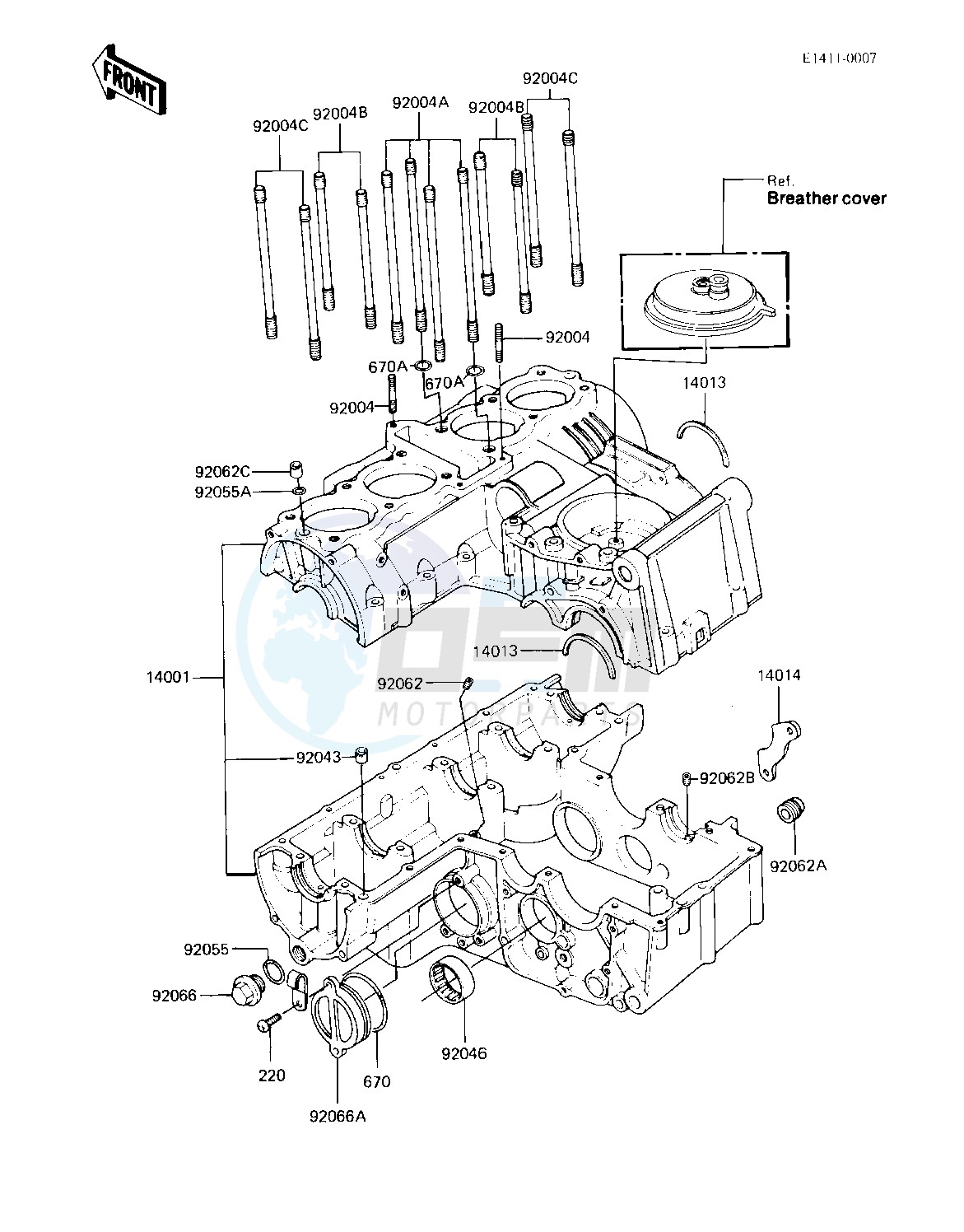 CRANKCASE -- 82-83 A3_A4- - image