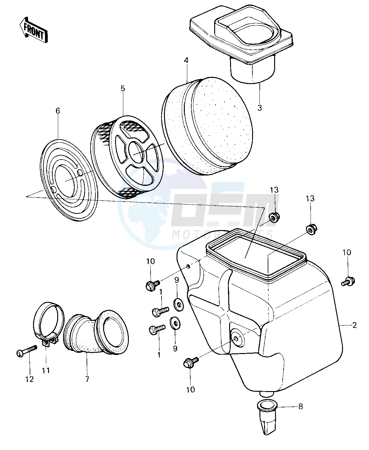 AIR CLEANER blueprint