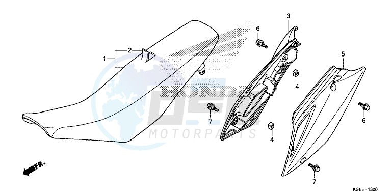 SEAT/SIDE COVER blueprint
