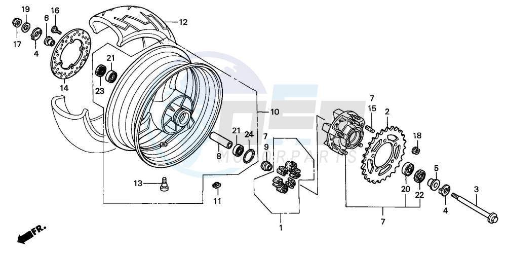 REAR WHEEL blueprint