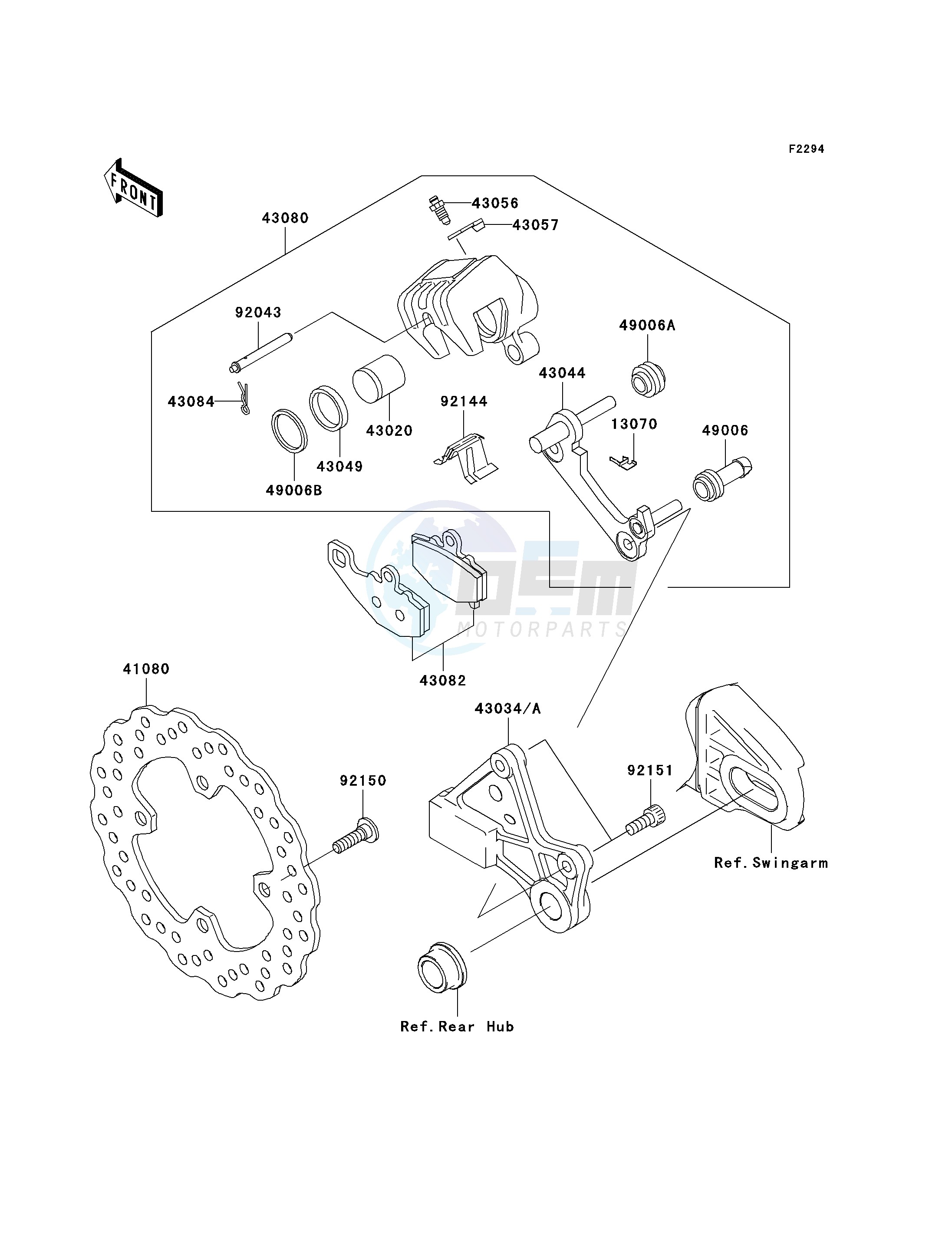 REAR BRAKE image