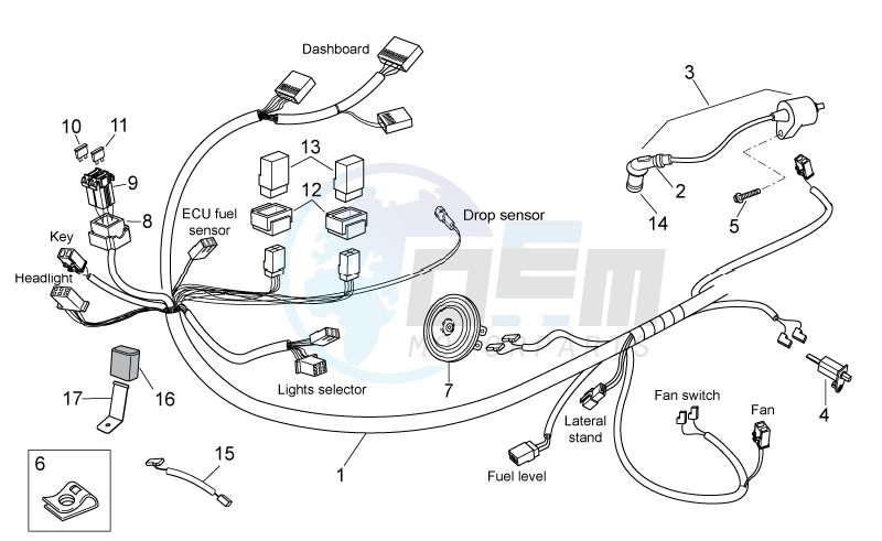 Front electrical system image