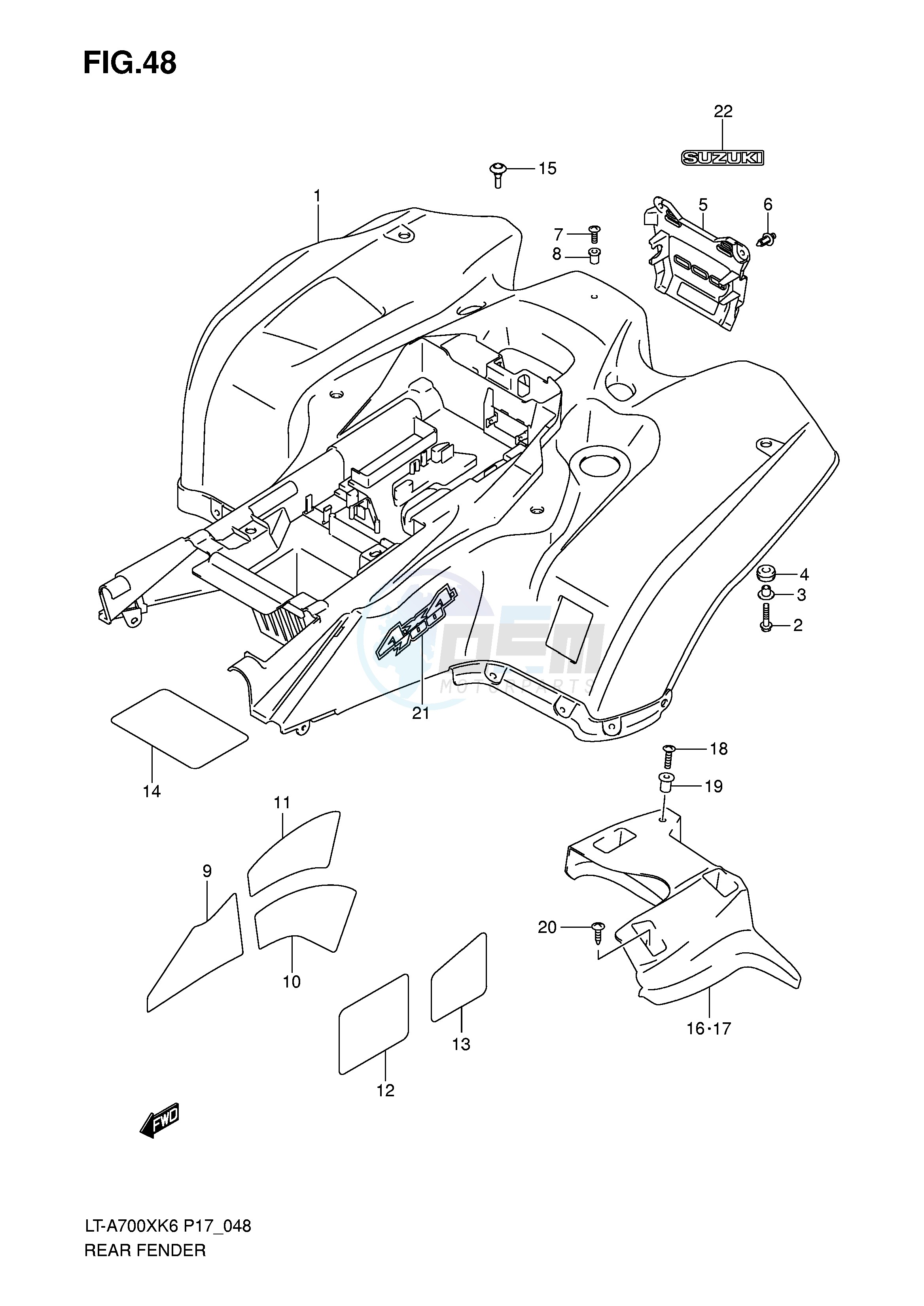 REAR FENDER image